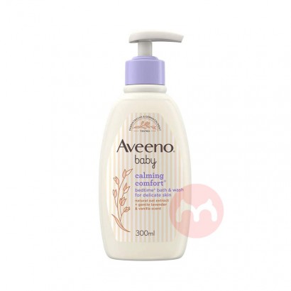 Aveeno 아메리칸 베이비 오트밀 라벤더 향 수딩 바디워시 오리지널 해외